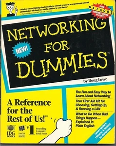 Networking for Dummies by Doug Lowe (1994, Large Paperback) - Picture 1 of 1