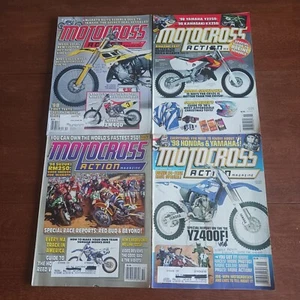 MOTOCROSS ACTION 1997 LOT OF 4 ISSUES VINTAGE MX SUPERCROSS MCGRATH EMIG YZ KX  - Picture 1 of 11