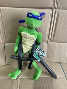 NINJA TURTLES TMNT LEONARDO personaggio bambola PELUCHE Plush 33 cm PLAY BY PLAY - Imagen 1 de 7