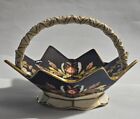 A 19Thc Copeland Pottery Basket, For A. French & Company Boston, Hand Painted