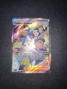 Pokémon TCG Paldean Student 231/091 Paldean Fates Ultra Rare Full Art NM - Bild 1 von 2