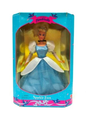 👗Muñeca Barbie Walt Disney Cenicienta Ojos Brillantes Mattel 1995 Mattel nueva en caja 👗 Foto 1 de 2
