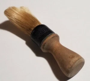 Vintage Gummiset Rasierbürste Sammlerstück antike Friseurwerkzeuge Made in USA - Bild 1 von 15