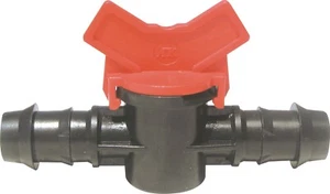Valvola di intercettazione valvola a sfera connettore tubo PE PN4 tubo gocciolante 12 16 20 25 mm - Foto 1 di 1