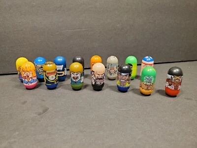 Mighty Beanz Lote de 15 2001-2004 Marvel Ja-Ru Luke Cage Falcon Pop Star Cyclops Foto 1 de 4