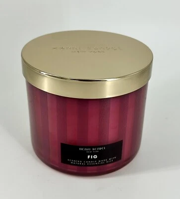 NEW Henri Bendel FIG 3-Wick 14.5 oz Candle SOLD OUT - Image 1 of 2