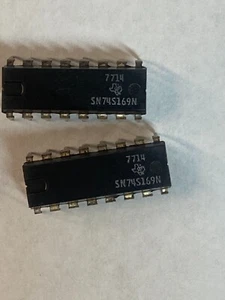 2 Piezas Original Texas Inst SN74S169N 74169 74169N 16P DIP IC Nuevo Antiguo Stock EE. UU. - Imagen 1 de 1