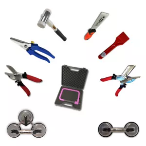 Glazing Tools - Xpert Chisel Knife, Glazing Paddle, Hammer, Gasket Mitre Shears - Picture 1 of 33