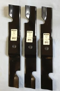 DREI/3 Original Stens 355-177 HiLift Klingen EXMARK 109-9393 oder 8396-S KOSTENLOSER Versand - Bild 1 von 5