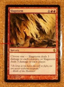 MINT 2011 MTG TRADING CARD SLAGSTORM - SORCERY LLC 75/155 - Picture 1 of 1