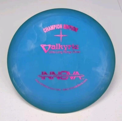 Innova CE Valkyrie Champion Edition New PFN 163g Blue Disc Golf Distance Driver - Image 1 of 4