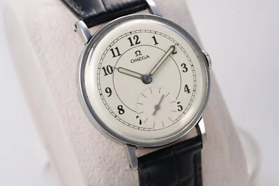 Reloj Omega cal.30T2 raro esmalte esfera sector reloj pulsera caja Jumbo bauhaus Foto 1 de 4