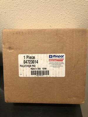 POLEA Y BUJE ORIGINALES OEM MOPAR 04723014 PARA COMPRESOR DE AIRE ACONDICIONADO DODGE CHRYSLER NUEVO Foto 1 de 4