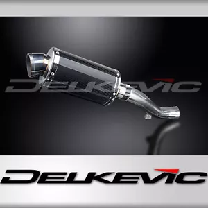 Honda VFR1200X Crosstourer 2012-2017 Slip On 9" Oval Carbon Exhaust Muffler Kit - Picture 1 of 5