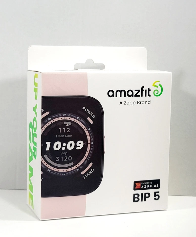 Amazfit A2215 Bip 5 Smart Watch 1.91" Large Screen Bluetooth Calling Pink