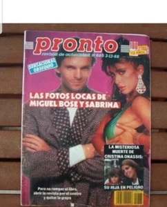 Revista rara Sabrina Salerno 1988 de colección... - Imagen 1 de 1