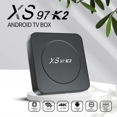 Android 10.0 TV Box Quad Core A53 2.4/5G WIFI HDMI 2.0 4K HD Media Stream Player - Image 1 of 4