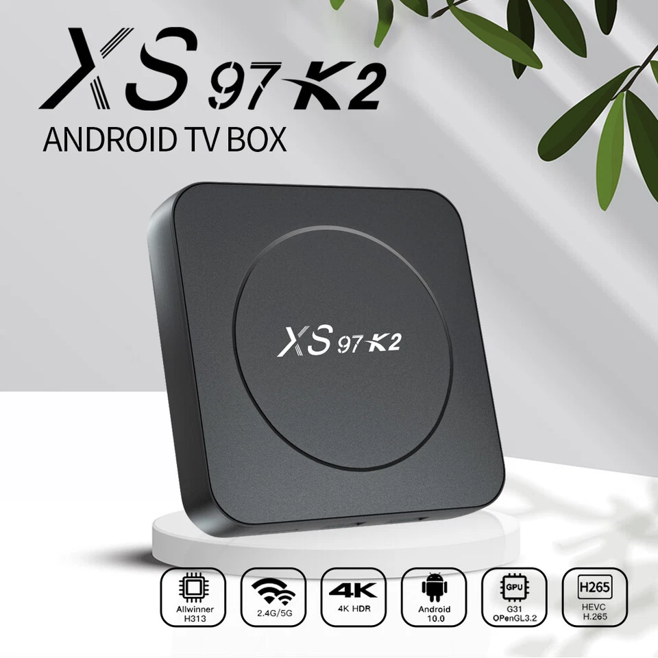 Android 10.0 TV Box Quad Core A53 2.4/5G WIFI HDMI 2.0 4K HD Media Stream Player - Image 1 of 4