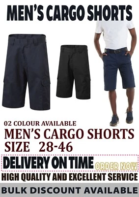 Uneek UC907 Cargo Moderno Para Ropa de Trabajo Verano Casual Combat Shorts Smart - Imagen 1 de 4