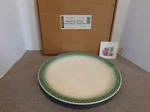 Plato original Longaberger American Craft Lt Ivy nuevo en caja - Imagen 1 de 7