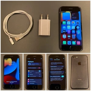 Apple iPhone 7 - 128 Go Noir (Débloqué) + Accessoires + Expédition Rapide - Photo 1/11