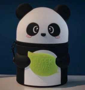Legami Super Kawaii Panda 🐼 🎋 Astuccio in Silicone 100 Penne - Photo 1/4
