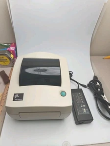 TESTED Zebra LP2844-Z Direct Thermal Barcode Label Printer USB Needs Adjustment - Picture 1 of 23