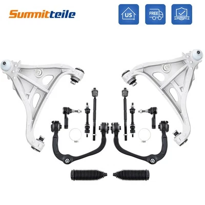 Front Upper Lower Control Arms Assembly For 05-08 Ford F150 Lincoln Mark LT 2WD - Imagem 1 de 4