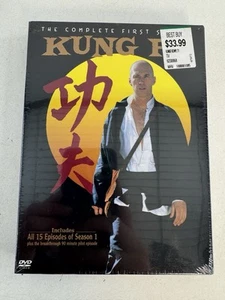 Kung Fu: Die komplette erste Staffel (DVD, 1973 Warner, 3 Disc Set) Brandneu - Bild 1 von 2