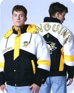 Giacca NHL Pittsburgh Penguins uomo grande giocatore professionale Polyfill con cappuccio *452* - Foto 1 di 5