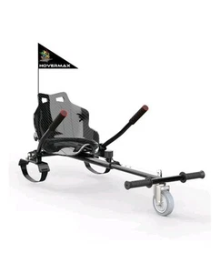 HOVERMAX Hoverboard Go Kart, Hoverboard Seat Attachment with Adjustable Frame - Picture 1 of 6