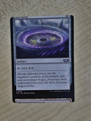 MTG Misprint Sol Ring Miscut Tarkir Dragonstorm  - Image 1 of 2