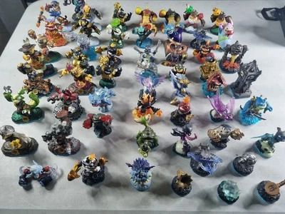 Skylander Swap Force Huge Lot Of 55 Pieces 15 Swappables  - Image 1 of 4