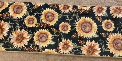 Sunflowers Table Runner 16" x 72" by Cynthia Rowley Summer Autumn - Image 1 of 4