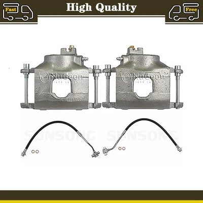 Juego de pinzas de freno delanteras con mangueras para Chevrolet Blazer 6,2 L 5,7 L 5,0 L Foto 1 de 4