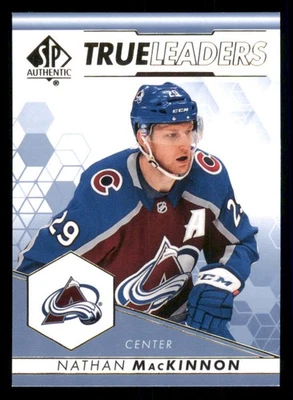 2022-23 SP Authentic True Leaders Blue #TL18 Nathan MacKinnon - Image 1 of 2