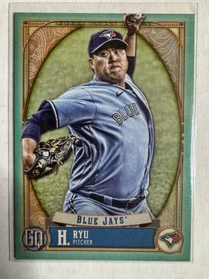 2021 Gypsy Queen Turquoise /199 Hyun-Jin Ryu # 98 Blue Jays - Image 1 of 2