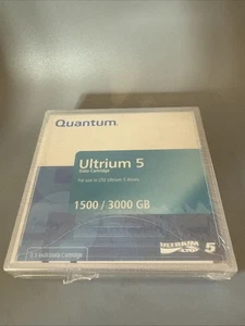 Bande de données/cartouche Quantum LTO-5/Ultrium-5 1,5/3 To MR-L5MQN-01 neuve et scellée - Photo 1/6