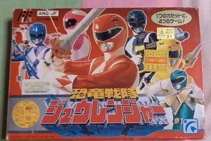 Zyuranger Famicom Software Nintendo FC NES Game Vintage Complete in Box CIB - Picture 1 of 6
