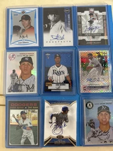 Lot of 18 Autograph Baseball Cards RC & Numbered – Topps Chrome, Bowman, Panini - Picture 1 of 4