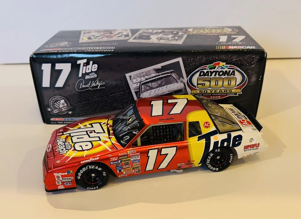 DARRELL WALTRIP firmado #17 1989 Daytona 500 ganador 1:24 acción diecast ¡1 de 504! Foto 1 de 4