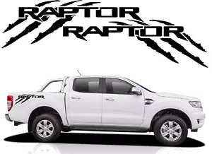 FORD RANGER RAPTOR SET ADESIVI DECALCOMANIA GRAFICA VINILE 4X4 PICKUP TRUCK WILDTRAK - Foto 1 di 3