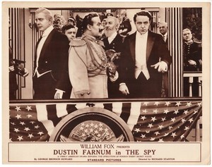 THE SPY (1917) Fox WWI Silent Film War Drama Dustin Farnum