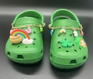 Crocs Lucky Charms Green J4 - Picture 1 of 13
