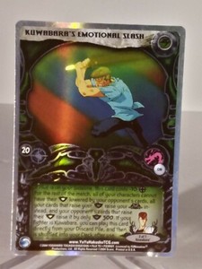 Yu Yu Hakusho TCG CCG Kuwabara's Emotional Slash C99 1st Edition Exile Foil Card