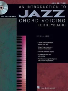 INTRODUCTION OF JAZZ CHORD VOICINGS FOR KEYBOARD - HAL LEONARD - VGC - FREEPOST - Picture 1 of 8