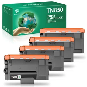 4pk TN850 TN820 Toner Cartridge For Brother HL-L6200DW MFC-L5900DW DCP-L5650DN - Picture 1 of 5