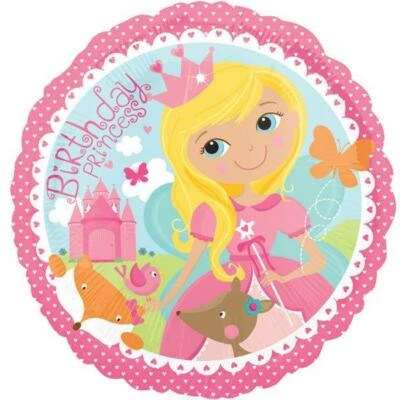 Woodland Princess Happy Birthday 43 cm Foil Balloon - image 1 of 4