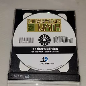 Fundamentals of math bju Teacher's Edition For use with 2nd Edition CD-rom - Picture 1 of 2