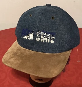 Vintage Penn State Nittany Lions Netzteil Druckknopflasche Denim Mütze Baseballkappe JJ Dallas Neu! - Bild 1 von 8